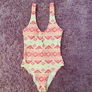 Aerie Patterned Swimsuit